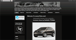 Desktop Screenshot of luxurytrims.com
